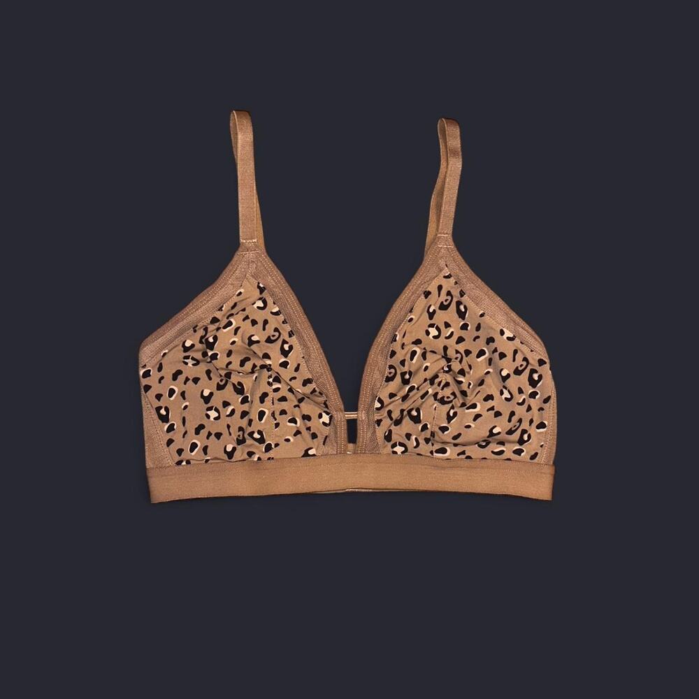 Lively leopard print bralette size 1